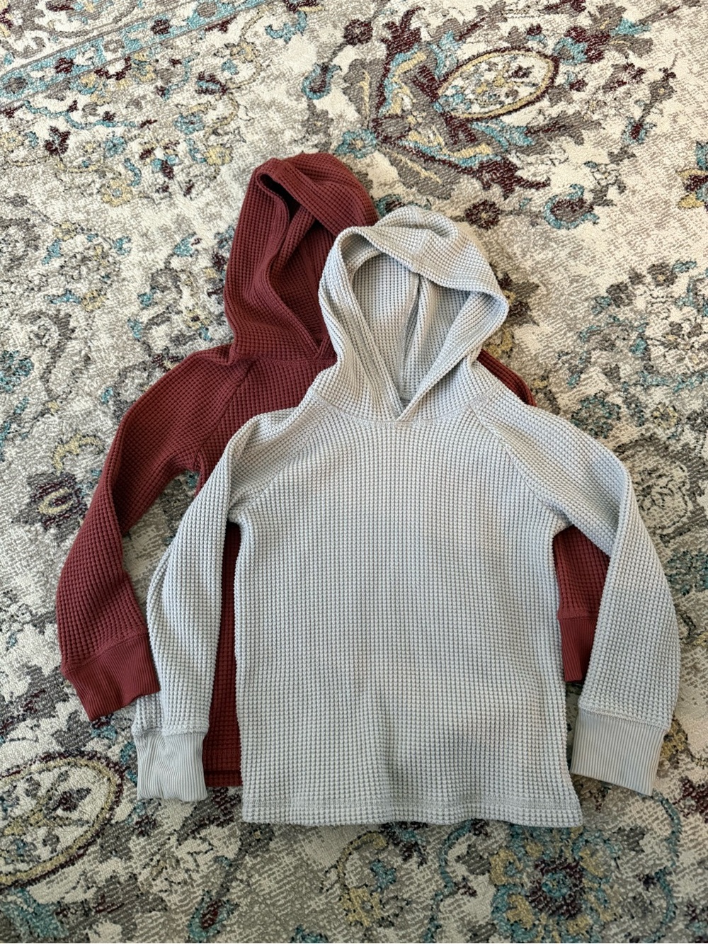 Two Jumping Bean hooded thermal sweatshirt